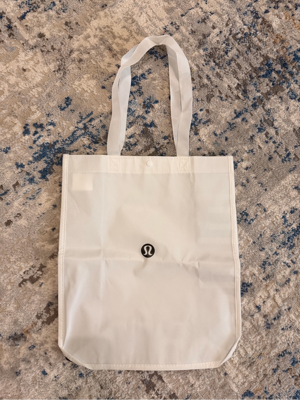 lululemon athletica Medium White Logo Tote Bag